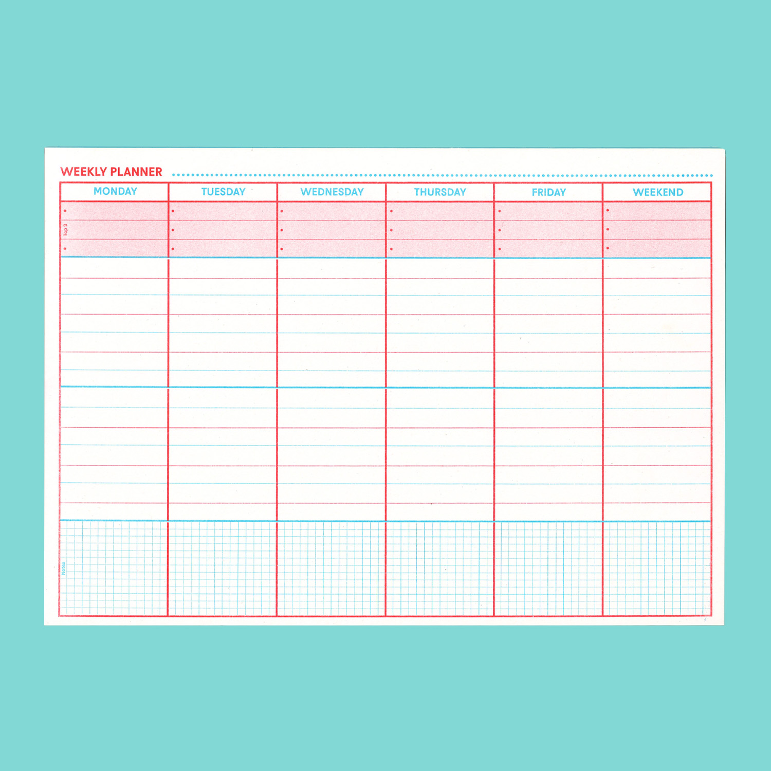 Weekly planner