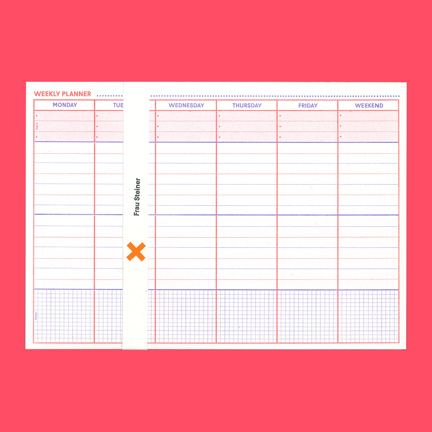 Weekly planner